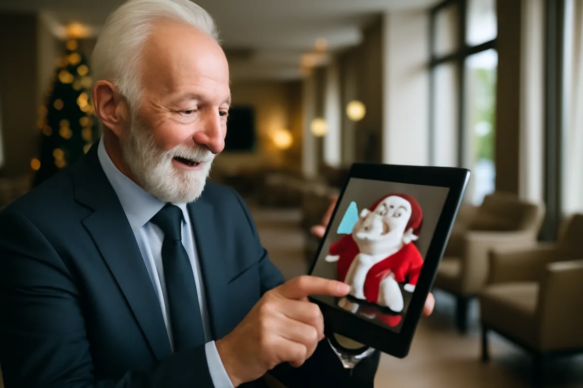 Gif animate natalizie con Babbo Natale: il metodo per renderle ancora più simpatiche