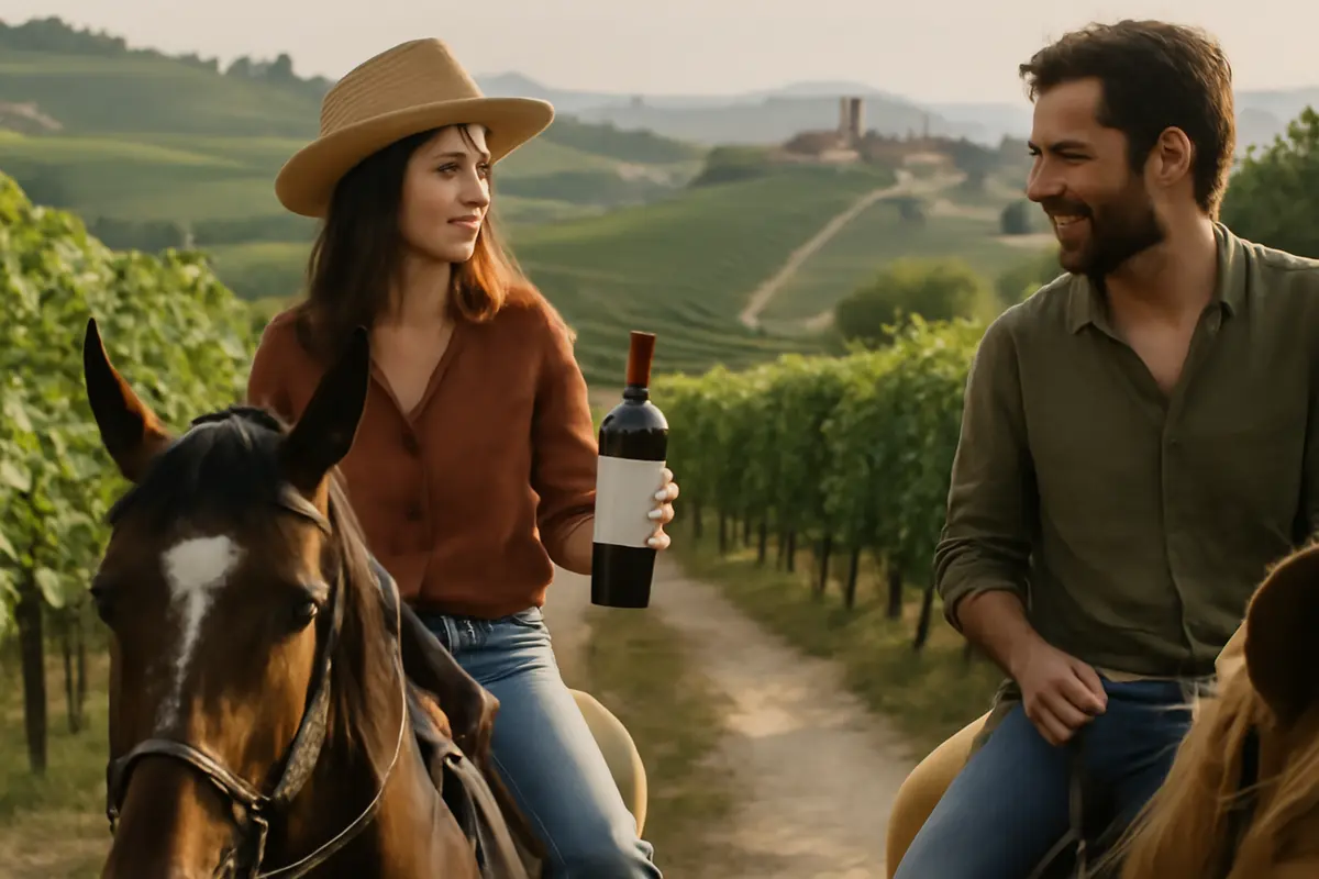 Gite a cavallo tra le vigne piemontesi: la passeggiata che rivela sapori e storie locali