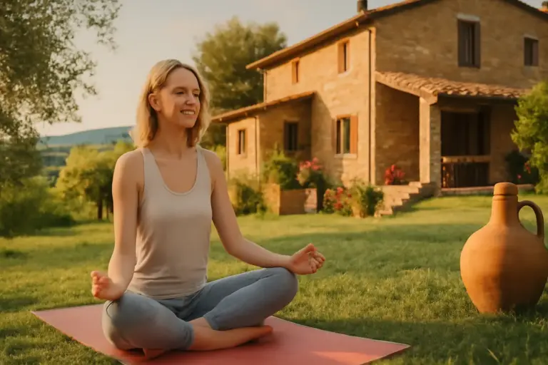 Yoga e meditazione in agriturismo: la combinazione di relax, natura e ospitalità autentica