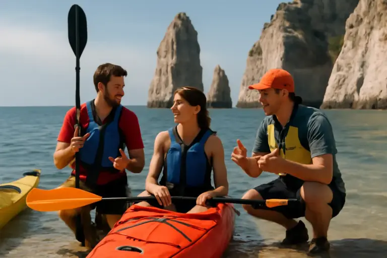 Come partecipare a un’escursione in kayak tra i faraglioni italiani? I consigli degli istruttori
