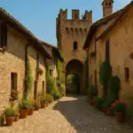 Buonconvento lungo via Soccini: come mura trecentesche e palazzi in mattoni raccontano la via Francigena senza uscire dal borgo