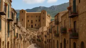 Morano Calabro sembra un paese-presepe: come case addossate, castello e Pollino costruiscono la sua forma